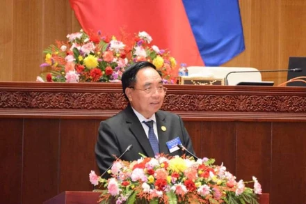 Bộ trưởng Khamjane Vongphosy khẳng định, mặc dù bị ảnh hưởng tiêu cực từ những nguyên nhân khách quan nhưng kinh tế Lào vẫn tăng trưởng cao. (Ảnh: Cộng tác viên)