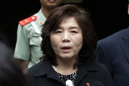 Bà Choe Son-hui. (Ảnh: Yonhap)