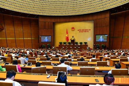 Kỳ họp thứ ba, Quốc hội khóa XV dự kiến sẽ bế mạc vào ngày 16/6. (Ảnh: THỦY NGUYÊN)