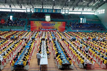 1.031 kỳ thủ trẻ tham gia thi đấu tại giải.