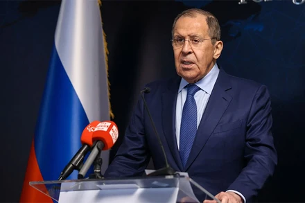 Ngoại trưởng Nga Sergey Lavrov. (Ảnh: Reuters)