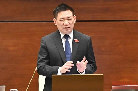 Bộ trưởng Tài chính Hồ Đức Phớc. (Ảnh: LINH KHOA)