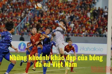 Những khoảnh khắc đẹp của bóng đá nữ Việt Nam