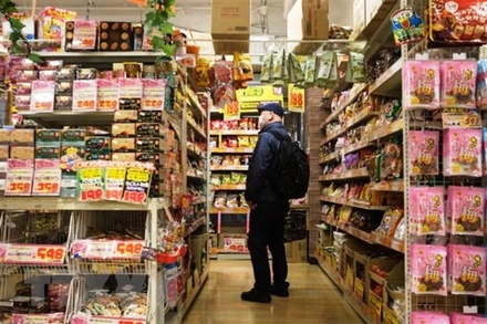 Bên trong một siêu thị ở Tokyo, Nhật Bản. (Ảnh: AFP/TTXVN)