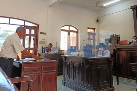 Bị cáo Ngô Anh Tuấn tại phiên xét xử.