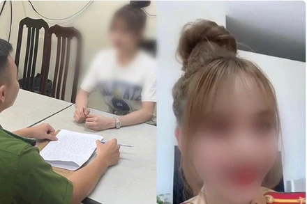 T.D.H làm việc tại cơ quan công an. 