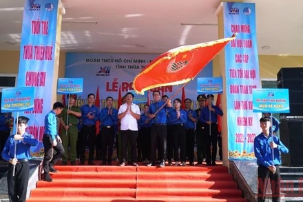 Phát lệnh ra quân Chiến dịch Thanh niên tình nguyện hè 2022.