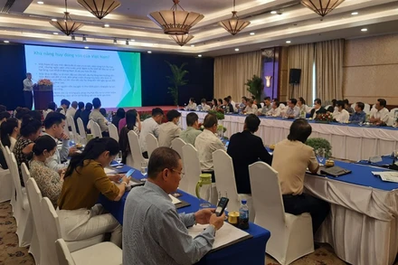 Quang cảnh hội thảo “Thu hút nguồn vốn đầu tư chất lượng cao thông qua hình thức hợp đồng đối tác công-tư”.