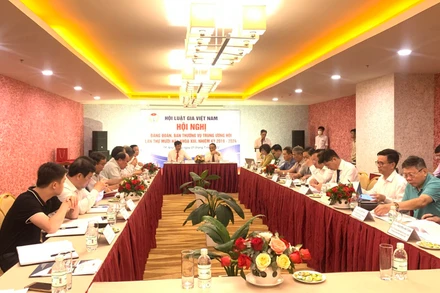 Ảnh minh họa: Hội nghị Đảng đoàn, Ban Thường vụ Trung ương Hội Luật gia Việt Nam lần thứ mười hai. (Ảnh: Hội Luật gia Việt Nam)