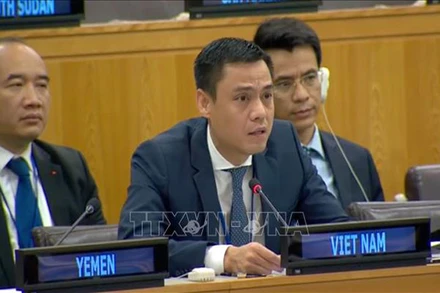 Đại sứ Đặng Hoàng Giang, Trưởng Phái đoàn Thường trực Việt Nam tại Liên hợp quốc.