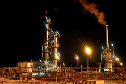 Quang cảnh nhà máy sản xuất diesel ở mỏ dầu Yarakta, thuộc sở hữu của Công ty Dầu mỏ Irkutsk, tỉnh Irkutsk, Nga. (Ảnh: REUTERS)