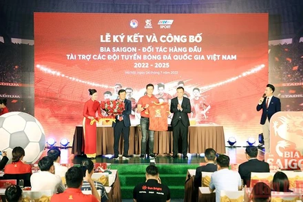 Lễ công bố đối tác hàng đầu của Đội tuyển bóng đá quốc gia Việt Nam.