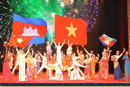 Chương trình giao lưu nghệ thuật Việt Nam-Campuchia. (Ảnh minh họa)