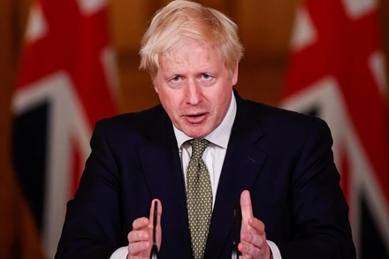 Thủ tướng Anh Boris Johnson. (Ảnh: REUTERS)