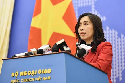 Người phát ngôn Bộ Ngoại giao Lê Thị Thu Hằng.
