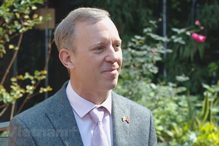 Đại sứ Vương quốc Anh tại Việt Nam Gareth Ward. (Ảnh: TTXVN)