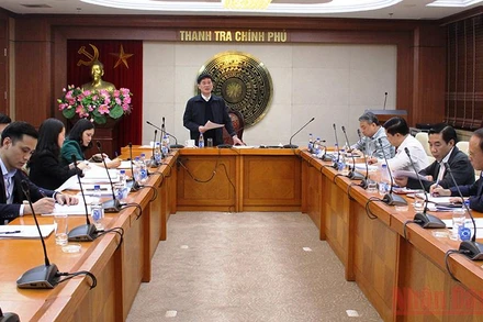 Thanh tra Chính phủ họp triển khai công tác thanh tra.