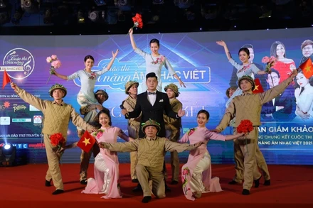 Một tiết mục biểu diễn trong đêm chung kết cuộc thi.