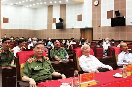 Các đại biểu dự buổi gặp mặt. (Ảnh: Bộ Công an)