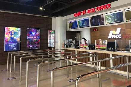 Rạp chiếu đìu hiu thời Covid-19.