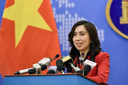 Người phát ngôn Bộ Ngoại giao Lê Thị Thu Hằng.