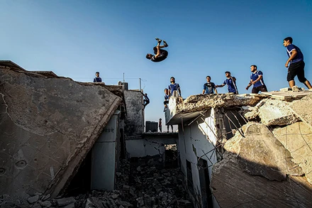 Một tác phẩm đoạt giải Cuộc thi Andrei Stenin năm 2021. (Ảnh: Mouneb Taim)