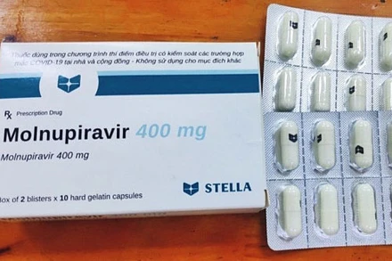 Thuốc Molnupiravir. (Ảnh: HCDC)