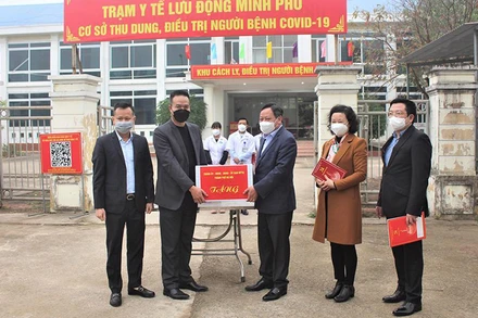 Lãnh đạo thành phố kiểm tra công tác phòng, chống dịch tại huyện Sóc Sơn.