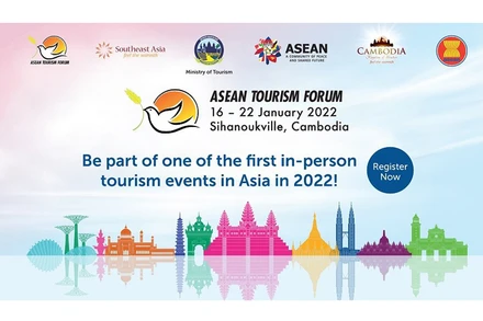 Diễn đàn Du lịch ASEAN (ATF) năm 2022 với chủ đề “Một cộng đồng vì hòa bình và tương lai chung” tại Sihanoukville, Campuchia. 