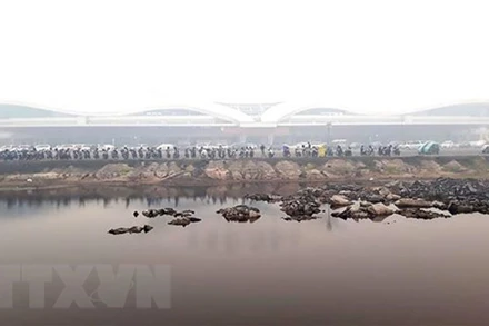 Một góc đảo Kalimantan, nơi được chọn để xây dựng thủ đô mới của Indonesia. (Ảnh: AFP/TTXVN)