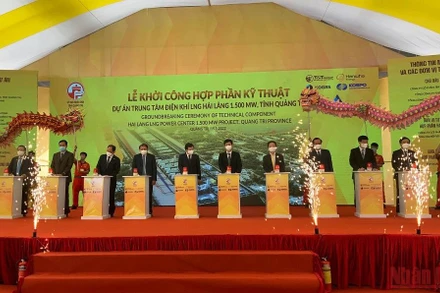 Khởi công dự án điện khí LNG Hải Lăng giai đoạn 1 trị giá 2,3 tỷ USD