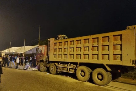 Hiện trường vụ tai nạn. (Ảnh: Ủy ban An toàn giao thông cung cấp)