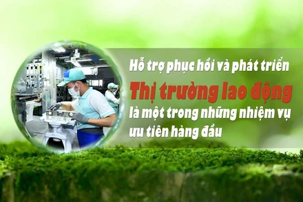 Hỗ trợ phục hồi và phát triển thị trường lao động là một trong những nhiệm vụ ưu tiên hàng đầu