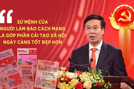 Thường trực Ban Bí thư Võ Văn Thưởng phát biểu tại buổi lễ.
