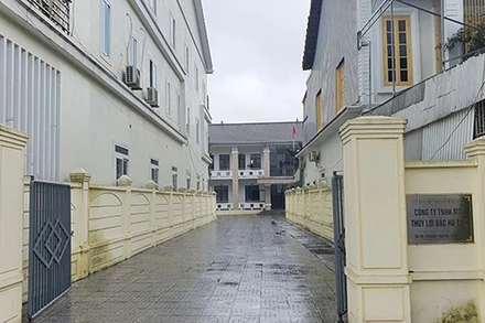 Trụ sở Công ty TNHH một thành viên thủy lợi Bắc Hà Tĩnh.