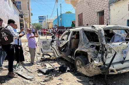 Hiện trường vụ tấn công. (Ảnh: Reuters)