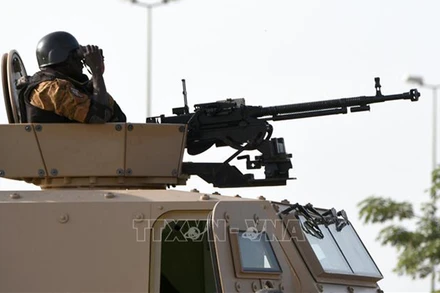 Binh sĩ Burkina Faso tuần tra tại Ouagadougou. (Ảnh tư liệu: AFP/TTXVN)