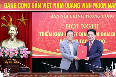 Ban Bí thư bổ nhiệm Phó Trưởng Ban Nội chính Trung ương