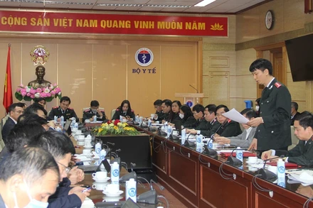 Một buổi làm việc của Thanh tra Chính phủ tại Bộ Y tế. (Ảnh: Thanh tra)