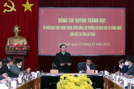 Bộ Khoa học và Công nghệ có buổi làm việc với lãnh đạo tỉnh Lai Châu.