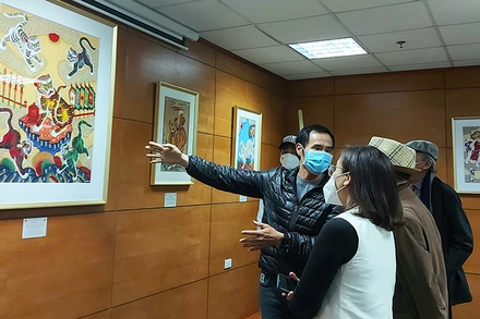 Các tác phẩm tiêu biểu được giới thiệu tại triển lãm.