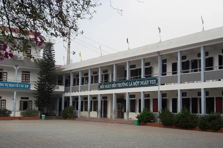 Một góc các đơn nguyên Trường Tiểu học Điện Biên 2.