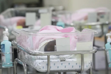 Một trẻ sơ sinh tại Seoul, Hàn Quốc. (Nguồn: Yonhap/TTXVN)