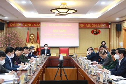 Đồng chí Trương Thị Mai phát biểu tại Hội nghị.