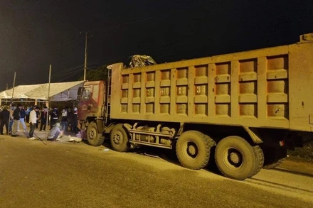 Hiện trường vụ tai nạn ngày 12/1 tại Thanh Hóa làm 4 người trong cùng một gia đình tử vong. (Ảnh: Ủy ban An toàn giao thông cung cấp)