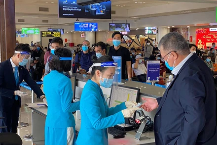 Ảnh: Cảng hàng không quốc tế Nội Bài.