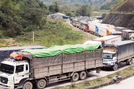 Hàng hóa ùn tắc. (Ảnh minh họa)