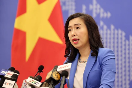 Người phát ngôn Bộ Ngoại giao Lê Thị Thu Hằng. (Ảnh: Bộ Ngoại giao)