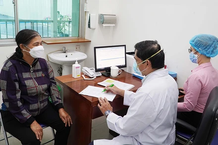 Bệnh nhân đến khám tại Phòng khám Di chứng Covid-19 Bệnh viện Chợ Rẫy.