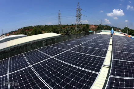 Ảnh minh họa: Điện mặt trời. (Ảnh: TTXVN)